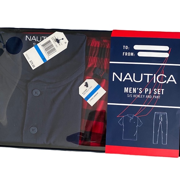 NAUTICAL Mens PJ Set NWT - Picture 1 of 2